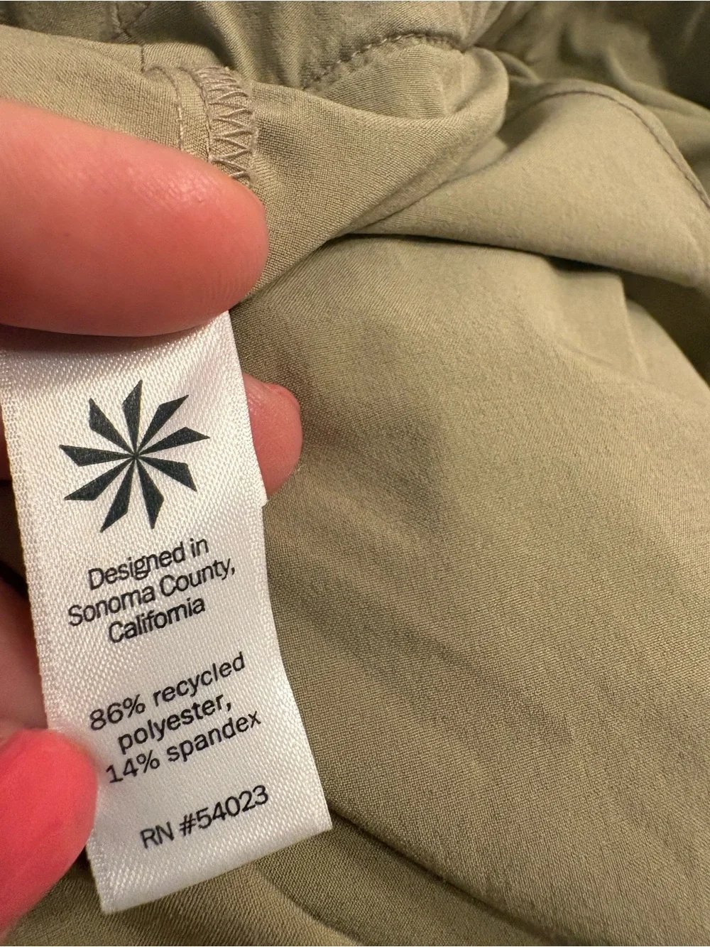 Athleta Khaki Sport Skirt/Skort Tan 10